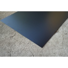 1000 x 500 carbon fibre plate, twill weave, matte