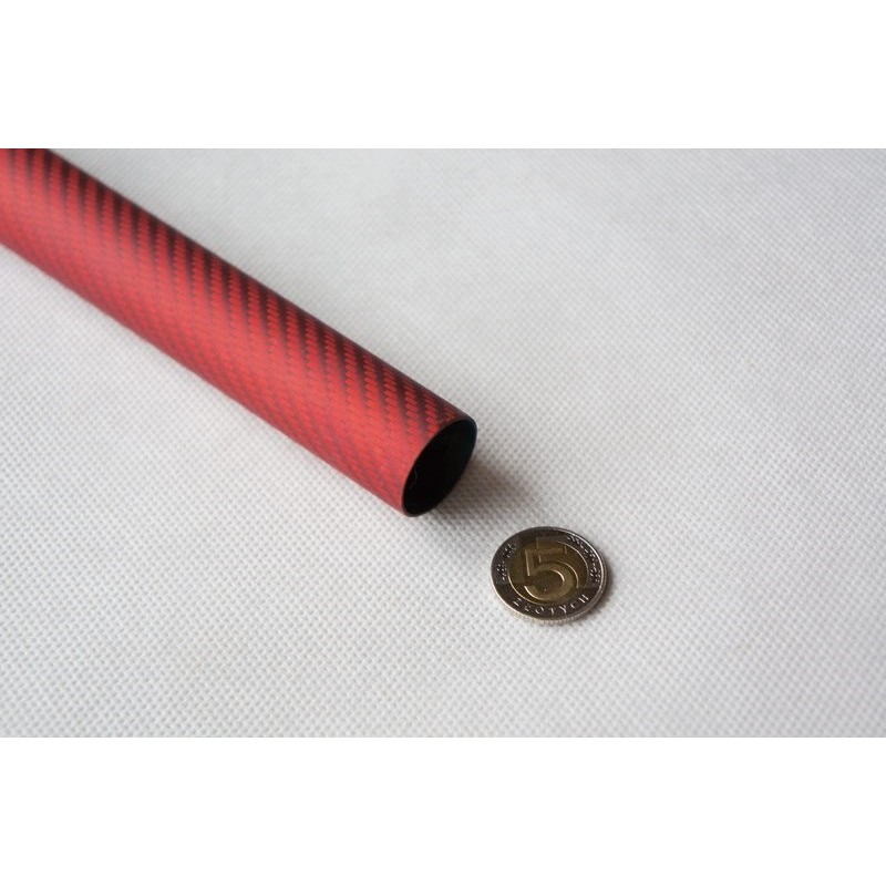 25 x 23 x 1000 twill weave, matte, red