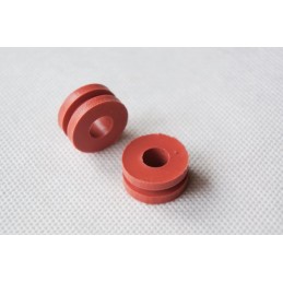 Red antivibration rubbers for 10 mm tubes