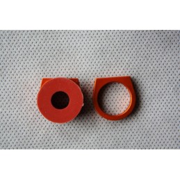 Red antivibration rubbers for 10 mm tubes