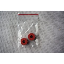 Czerwone gumki antywibracyjne do rurek 10 mm.