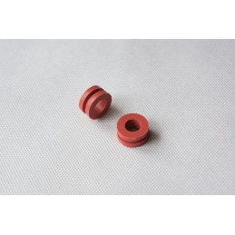Czerwone gumki antywibracyjne do rurek 12 mm.