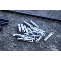Końcówka aluminiowa do rurki 8mm