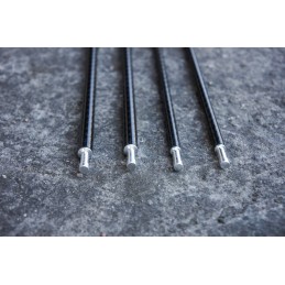 Końcówka aluminiowa do rurki 8mm